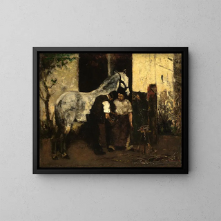 Max Liebermann - Beim Hufschmied.webp