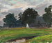 Hollandse boerderijenhuis - Max Liebermann — weergave van het kunstwerk