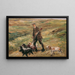Jager in de duinen - Max Liebermann — ingelijst kunstwerk aan de muur