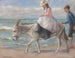 Kind op een ezel - Max Liebermann — weergave van het kunstwerk