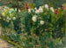 Bloemen in rood en wit richting het zuidoosten - Max Liebermann — weergave van het kunstwerk