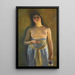 Youth or Odalisque - Max Nonnenbruch — framed artwork on a wall