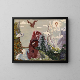 Nirvana - Max Reyher — ingelijst kunstwerk aan de muur