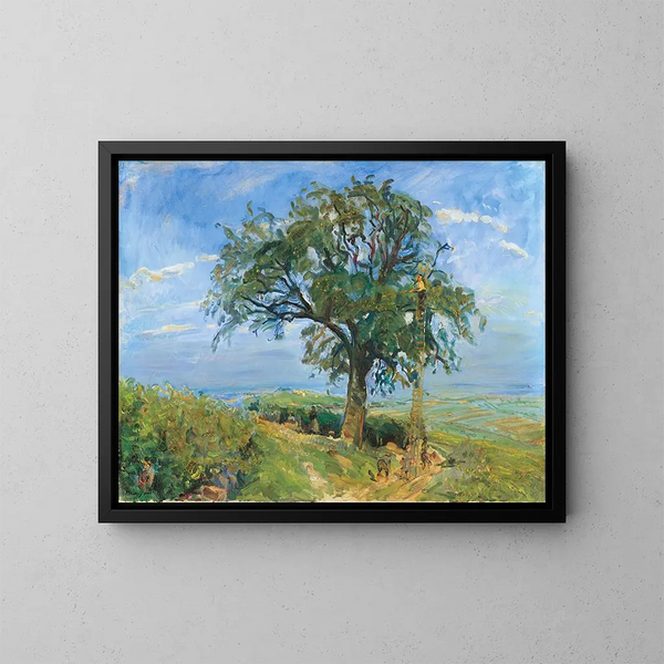 Fruitoogst in de Palts De perenboom - Max Slevogt — ingelijst kunstwerk aan de muur