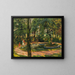 van Kinderen aan de rand van de vijver in de tuin van Godramstein - Max Slevogt — ingelijst kunstwerk aan de muur