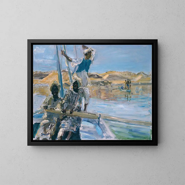 Piraten - Max Slevogt — ingelijst kunstwerk aan de muur