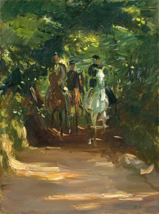 Max Slevogt - Reitergruppe im Wald.webp