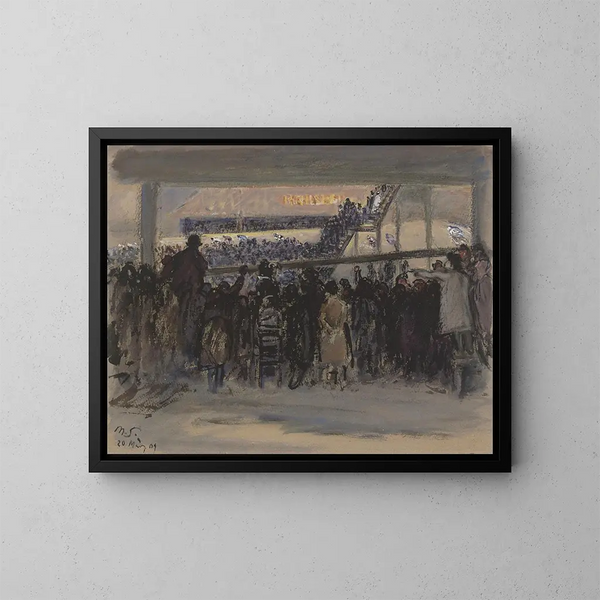Ronde van zes dagen in Berlijn - Max Slevogt — ingelijst kunstwerk aan de muur