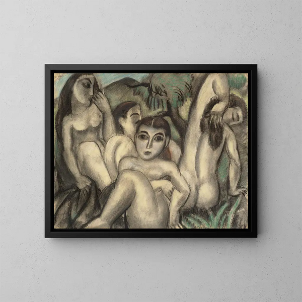 Nus - Max Weber — ingelijst kunstwerk aan de muur