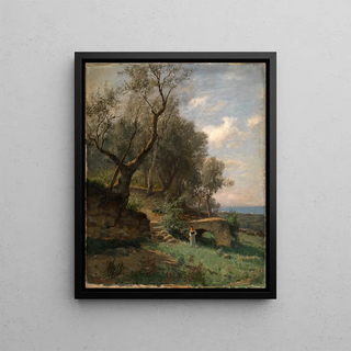 Max Wilhelm Roman - Italienische Landschaft.webp