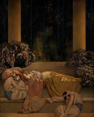 Maxfield Parrish - Sleeping Beauty in the Wood.webp
