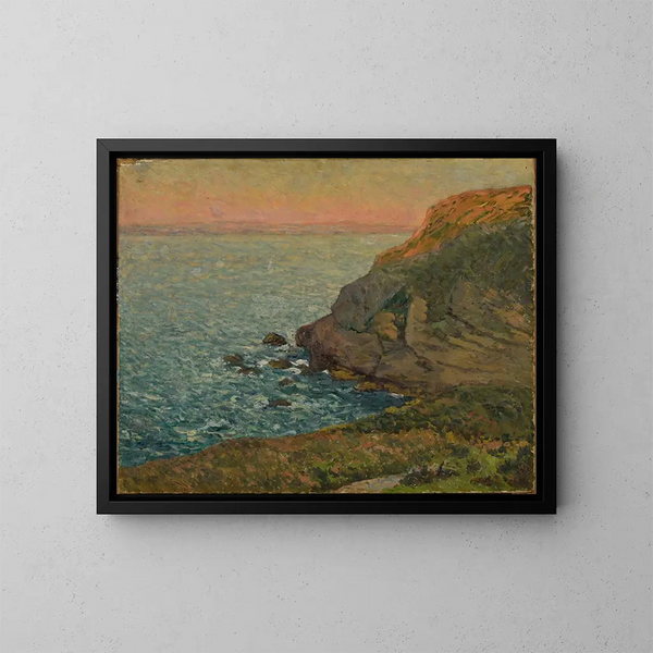 van het laatste licht van de dag in Morgat - Maxime Maufra — ingelijst kunstwerk aan de muur