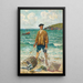 The Fisherman - Maxime Maufra — framed artwork on a wall