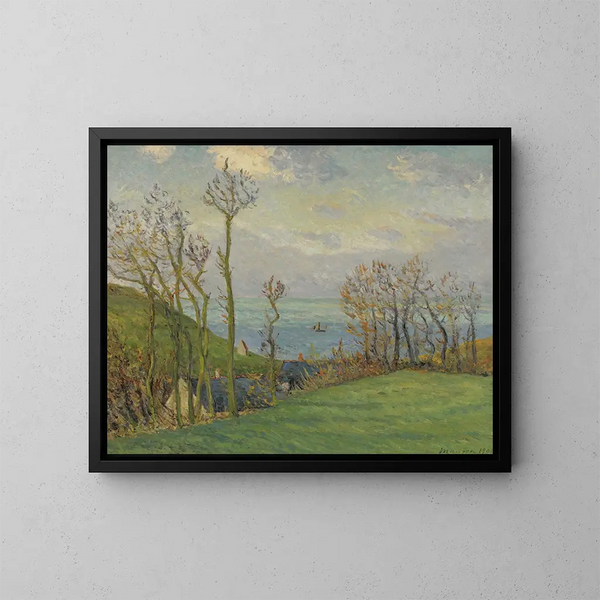 Le Vallon de Vaucottes-sur-Mer - Maxime Maufra — ingelijst kunstwerk aan de muur