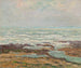 Marine schilderij, opkomende zee bij Yport - Maxime Maufra — weergave van het kunstwerk