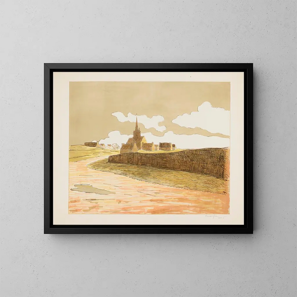 Notre-Dame de la Clarté - Maxime Maufra — ingelijst kunstwerk aan de muur