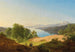 Een scène op het Starnberger Meer met op de achtergrond het kasteel van Starnberg en het Rozen-eiland - Maximilian Haushofer — weergave van het kunstwerk