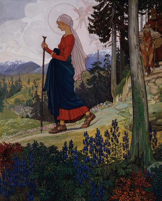 Maximilian Liebenwein - Gang Mariens ber das Gebirge.webp