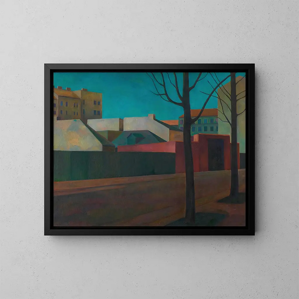 Périphérie de la grande ville - Maximilian Reinitz — ingelijst kunstwerk aan de muur