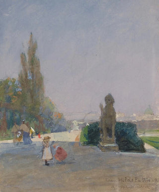Maximilian Suppantschitsch - Blick vom Oberen Belvedere auf Wien.webp