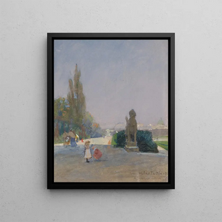 Maximilian Suppantschitsch - Blick vom Oberen Belvedere auf Wien.webp