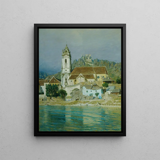 Maximilian Suppantschitsch - Die Stiftskirche in Drnstein.webp