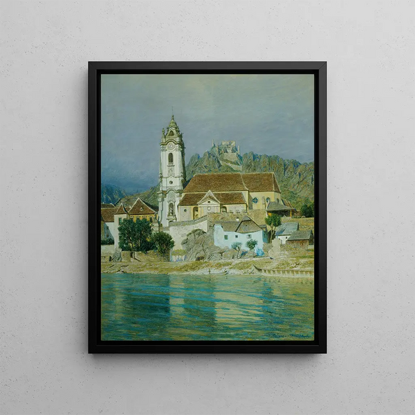 Maximilian Suppantschitsch - Die Stiftskirche in Drnstein.webp