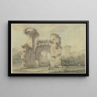 Maximilian von Verschaffelt - Rmische Ruinen mit Tonnengewlbe die Bder des Caracalla.webp