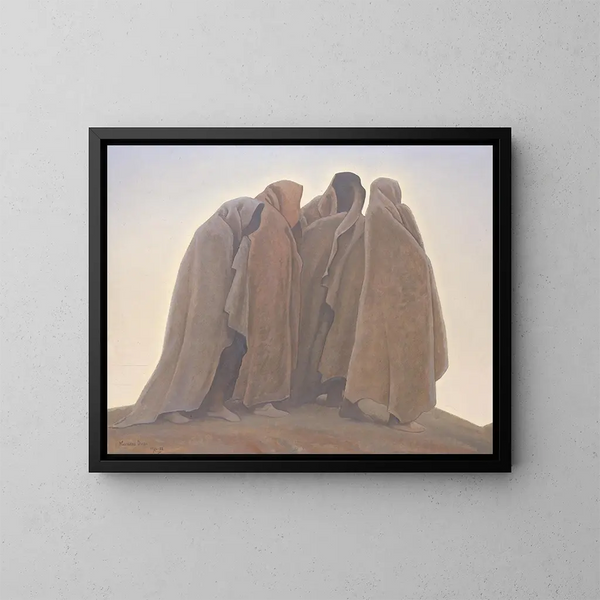 Vormen van de angst - Maynard Dixon — ingelijst kunstwerk aan de muur
