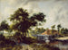Een watermolen - Meindert Hobbema — weergave van het kunstwerk