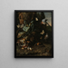Dieren en planten - Melchior d'Hondecoeter — ingelijst kunstwerk aan de muur