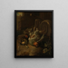 Vogels dood - Melchior d'Hondecoeter — ingelijst kunstwerk aan de muur