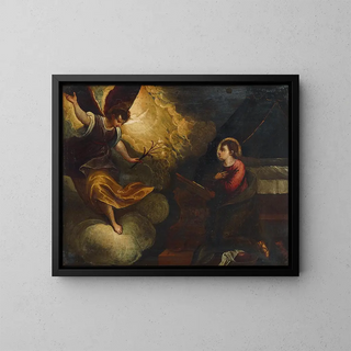 L'Annonciation - Melchiorre Galluzzi — ingelijst kunstwerk aan de muur