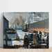 Reproductie van het schilderij Mannen van de Haven - George Bellows