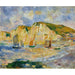 Reproductie van het schilderij Zee en kliffen schilderij - Pierre-Auguste Renoir