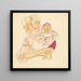 Mother with Child - Jan Novák — framed artwork on a wall