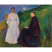 Reproductie van het schilderij Moeder en dochter - Edvard Munch