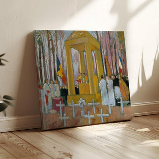 Messe devant la tombe d'Ernest Psichari - Maurice Denis | Reproduction Tableau Décoration murale affiche copie