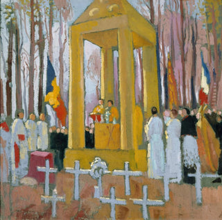 Messe devant la tombe d'Ernest Psichari - Maurice Denis