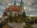 Kerk tussen de bomen - Michał Rouba — weergave van het kunstwerk