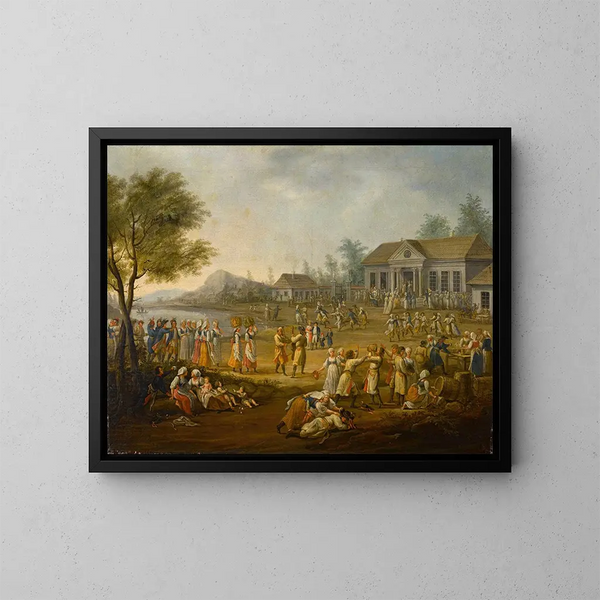 Festival de la récolte Doynki - Michał Stachowicz — ingelijst kunstwerk aan de muur