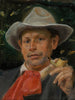 Portret van Martin Andersen Nexø - Michael Ancher — weergave van het kunstwerk
