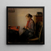 Meisje van Skagen Maren Sofie breien - Michael Ancher — ingelijst kunstwerk aan de muur