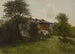 Oud boerderij schilderij - Michael Licklederer — weergave van het kunstwerk