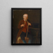 The Flute Player - Michael Neder — framed artwork on a wall