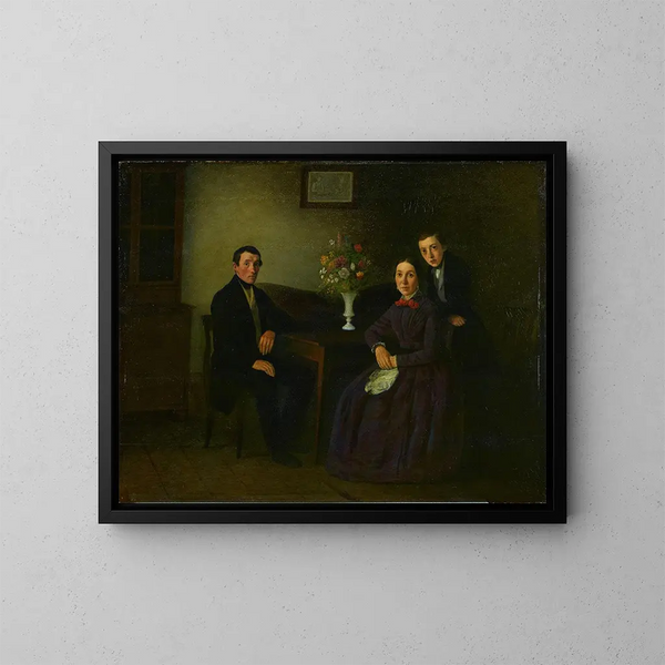 La famille Musch - Michael Neder — ingelijst kunstwerk aan de muur