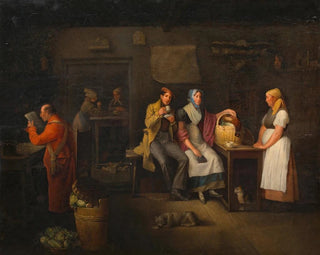 In de koffiezetapparaat - Michael Neder — weergave van het kunstwerk