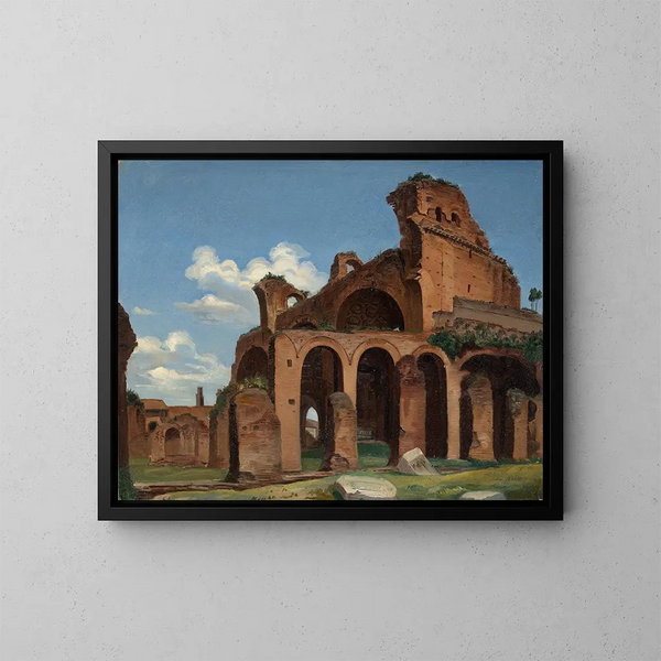 La basilique de Constantin à Rome - Michael Neher — ingelijst kunstwerk aan de muur