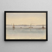 juli 1846 naar New York vanaf de Raritan-rivier - Michael Seymour — ingelijst kunstwerk aan de muur