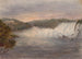 Clifton House Niagara maandag 22 juli 1846 vanaf de bovenkant van de Table Rock - Michael Seymour — weergave van het kunstwerk